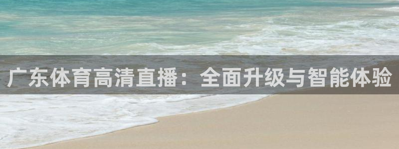 足球833直播免费观看直播：广东体育高清直播：全面升级与智能体验